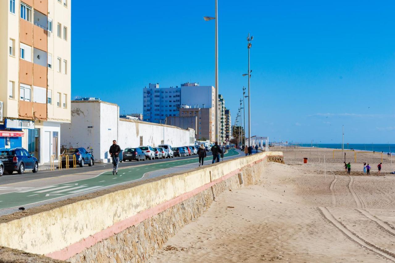 Poseidon Beach Apartment & Parking By Cadiz4Rentals Eksteriør bilde